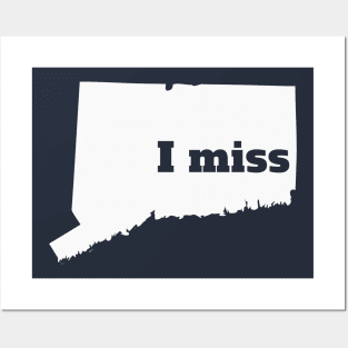 I Miss Connecticut - My Home State Posters and Art